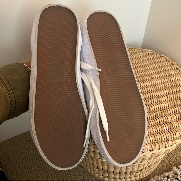 Madewell white sneakers Sidewalk Low-Top Sneakers in Leather - Picture 7 of 8